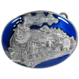 Locomotive Enameled Belt Buckle